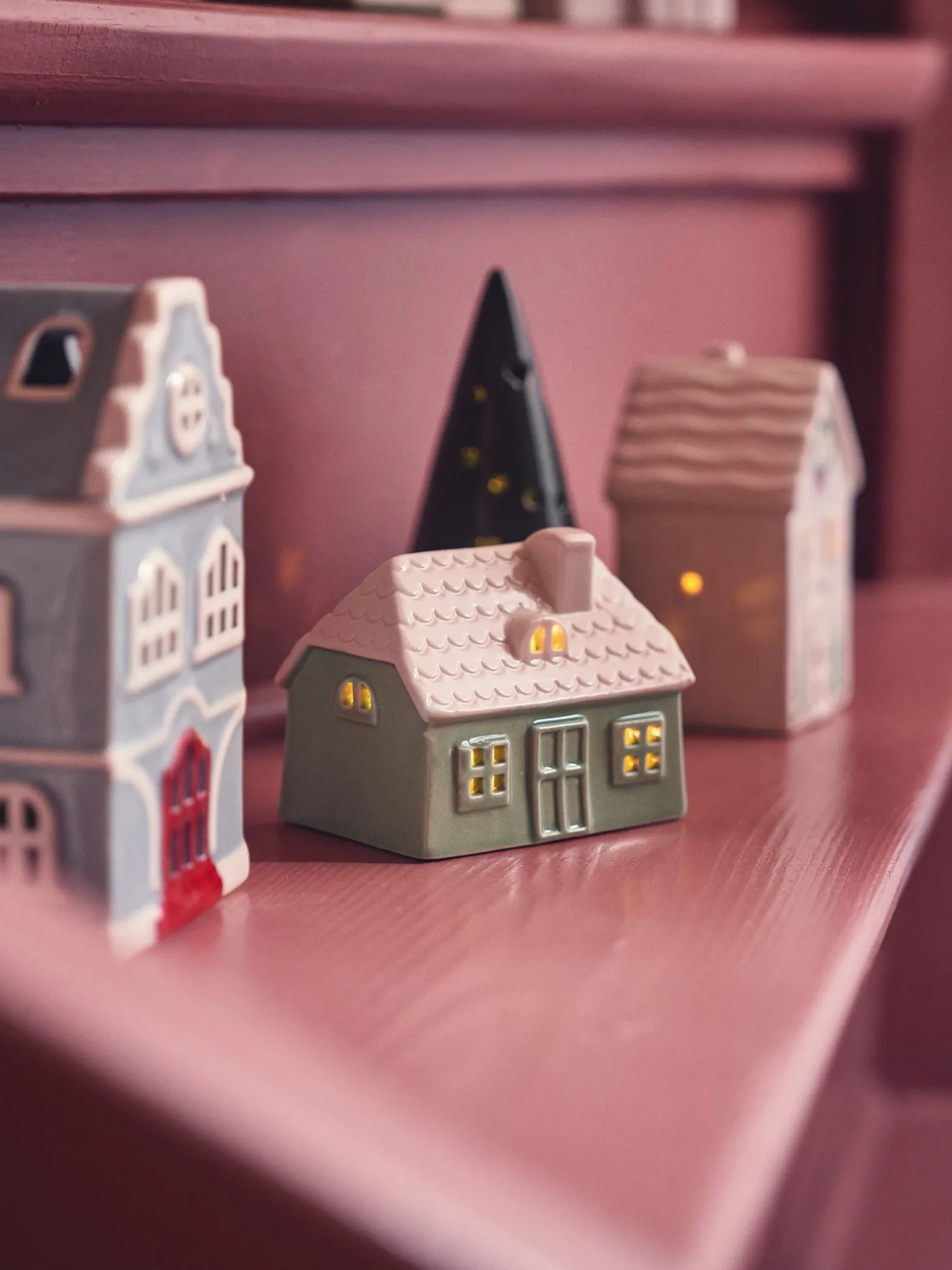 Dekorativt Hus Med LED