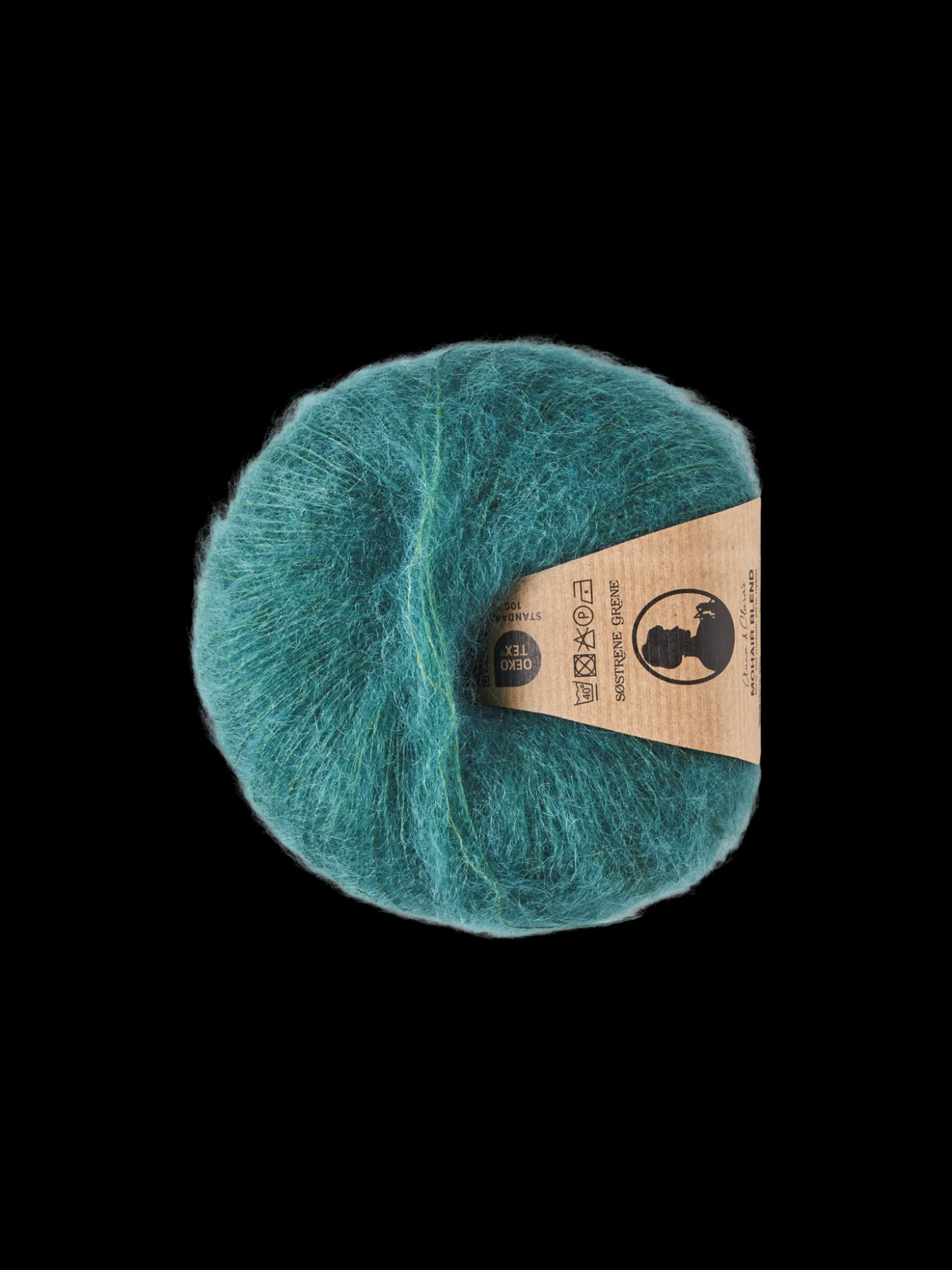 Mohairgarn Med Nylon