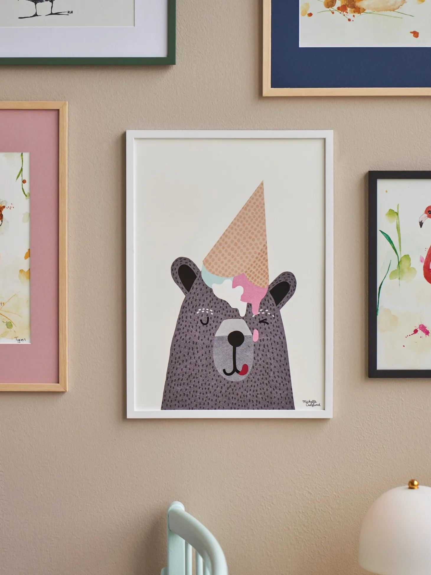 Plakat I Love Cream A3