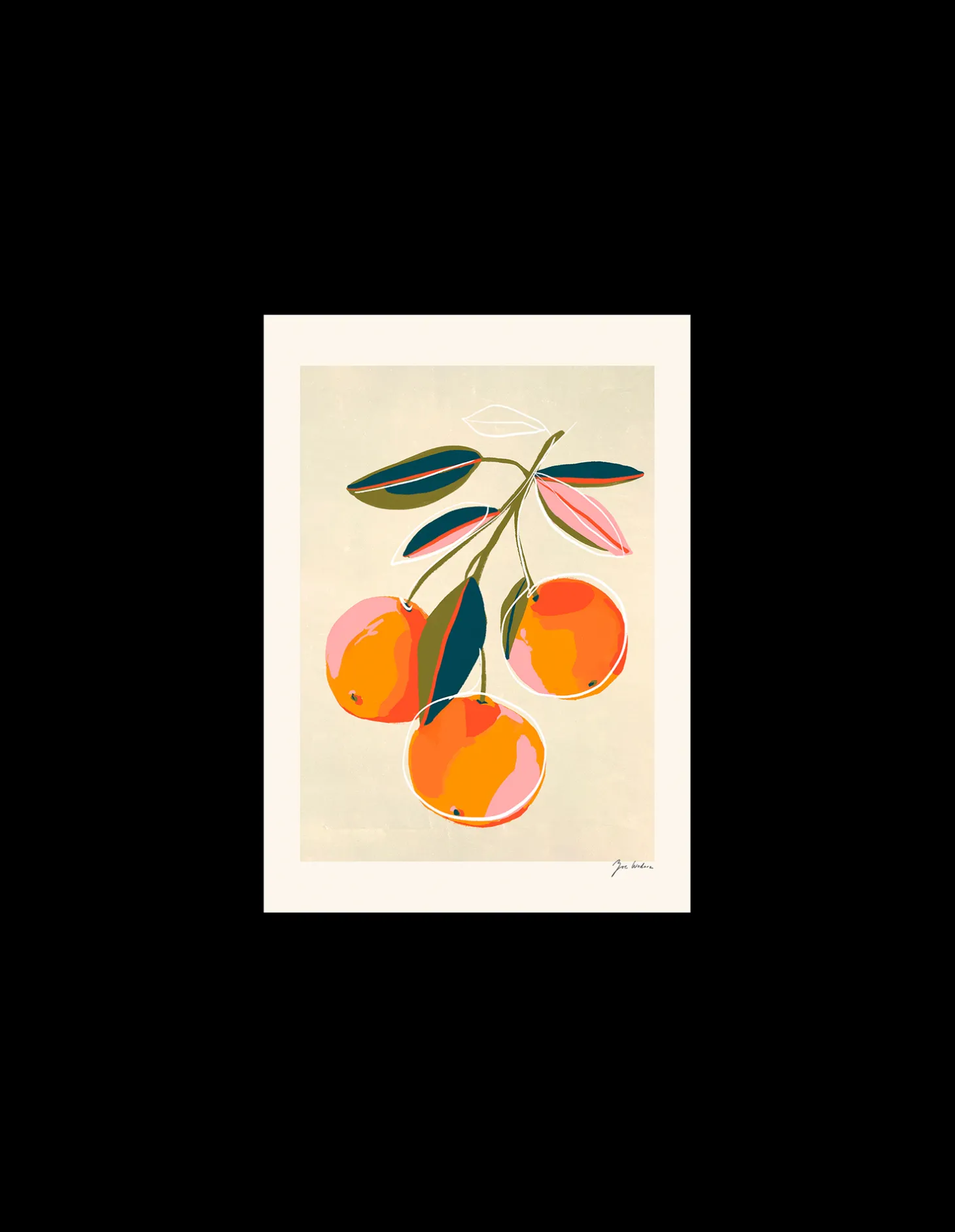 Plakat Oranges A4
