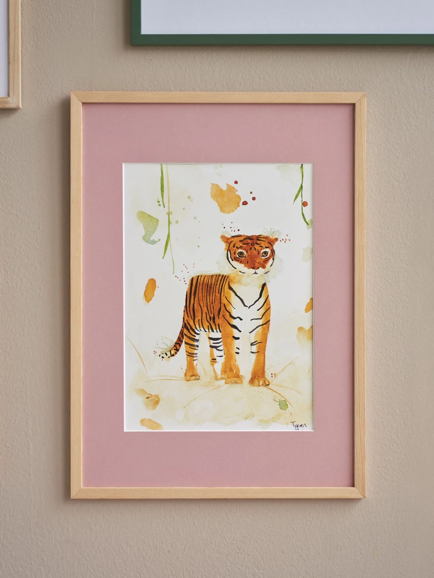 Plakat Tigeren A4