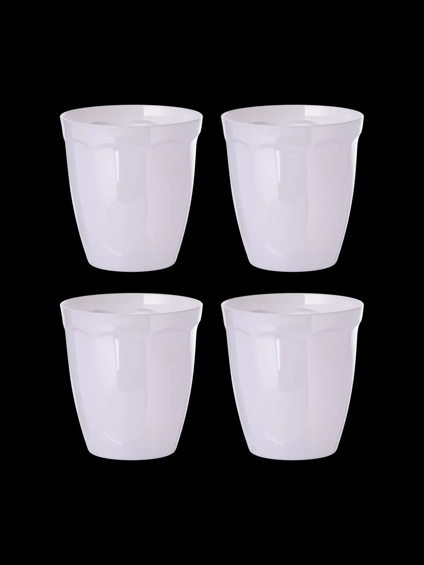Plastglas Til Flergangsbrug 4-pak
