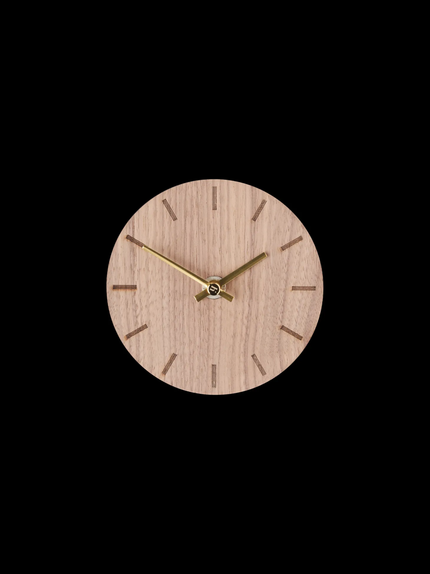 Vægur Walnut Ø12